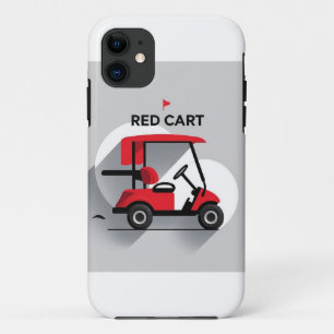 Coque mobile Red Cart Golf