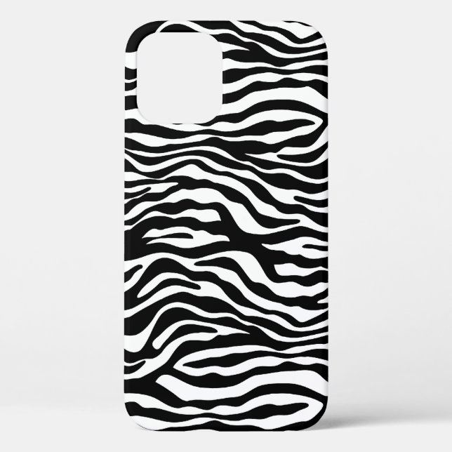 Coque moderne Zebra iPhone 4/4S (Verso)