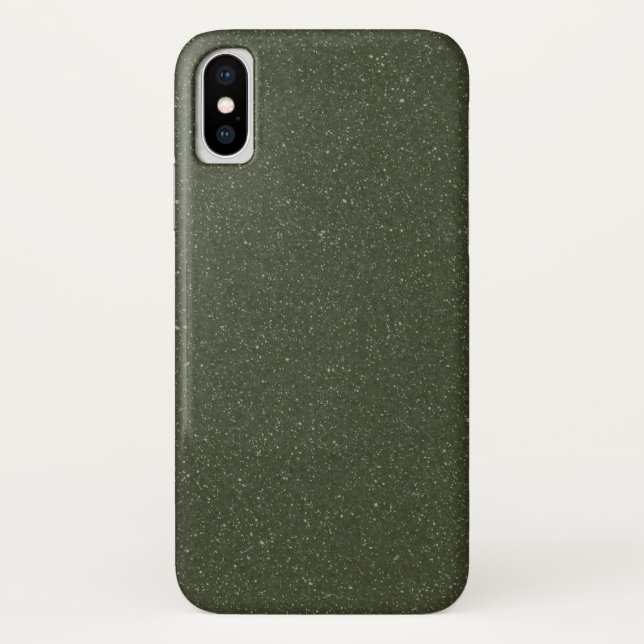 Coque Moss Green Noise personnalisé iPhone X (Dos)