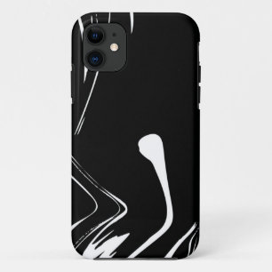 coque noir blanc-Mate Tough Apple