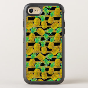 Coque OtterBox Symmetry iPhone 8/7 Ananas D'Or Sur Les Grilles