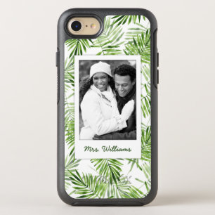 Coque OtterBox Symmetry iPhone 8/7 Feuilles de palmiers verts   Ajouter votre photo e