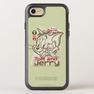 Coque OtterBox Symmetry iPhone 8/7 Tom et Jerry Pink et Green