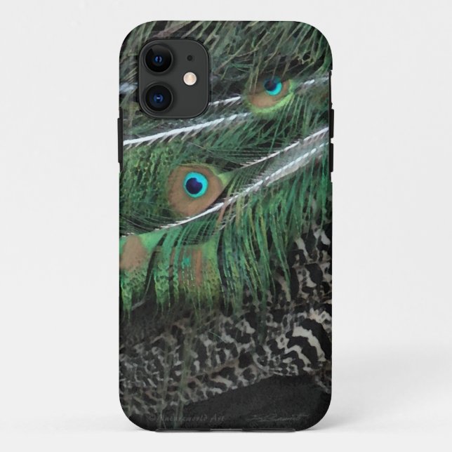 Coque Peacock Plumage iPhone5 (Dos)