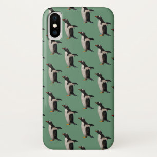 Coque Penguin Frenzy iPhone X (Vert)