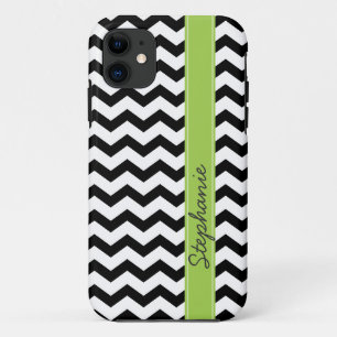 Coque personnalisé Black Chevron Zigzag iPhone 5