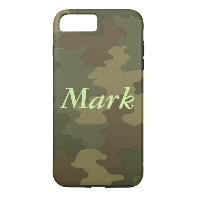 Coque personnalisé Dark Camouflage iPhone 7 (Dos)