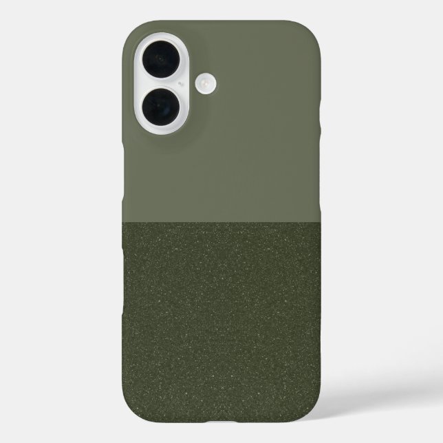 Coque personnalisé iPhone 16 - Split vert mousse à (Verso)