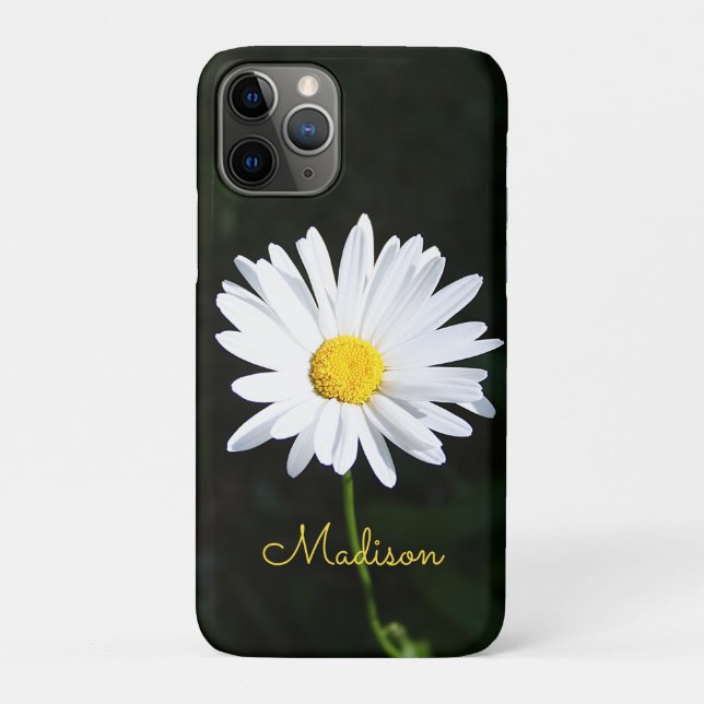 Coque personnalisé Shasta Daisy iPhone 11 Pro (Dos)