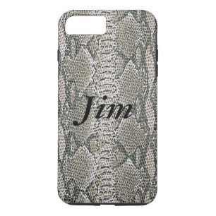 Coque personnalisé Silver Snake Skin iPhone 7
