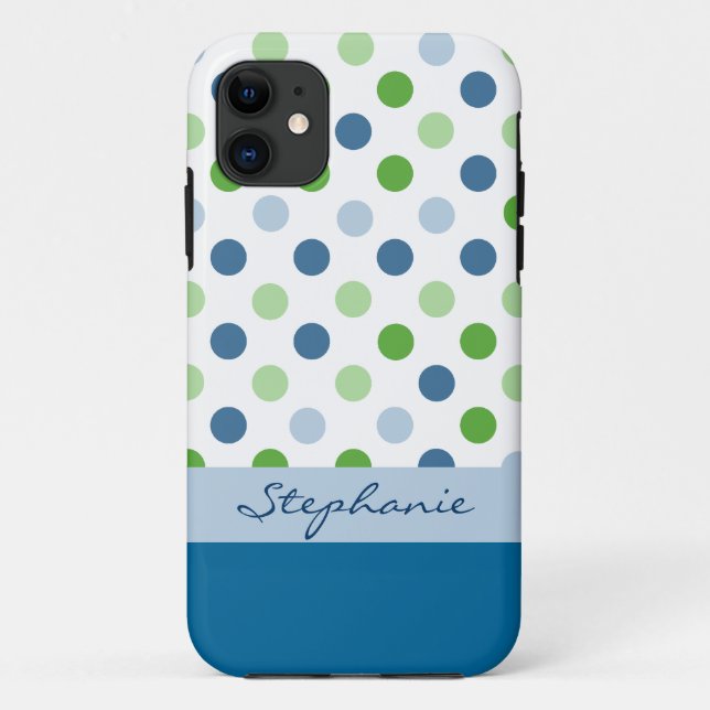 Coque Polka Dot Custom iPhone 5 (Dos)