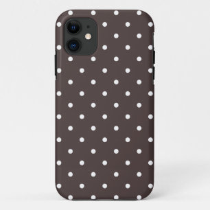 Coque Polka Dot de 50° Brown pour iPhone 5