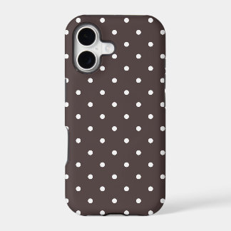 Coque Polka Dot de 50° Brown pour iPhone 5