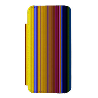 Coque-portefeuille iPhone 5 Incipio Watson™ Abstract Stripes Design 1