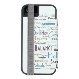 Coque-portefeuille iPhone 5 Incipio Watson™ Affirmation