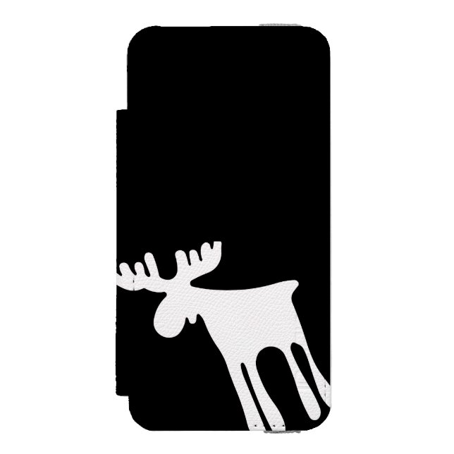 Coque Portefeuille Incipio Pour iPhone Älg / Moose, vit (Folio Devant)