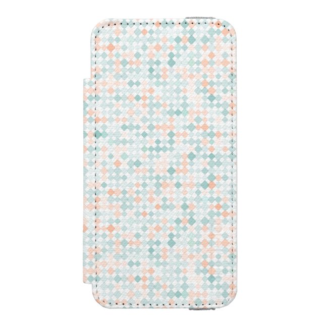 Coque Portefeuille Incipio Pour iPhone Arrière - plan abstrait avec de petites taches (Folio Devant)