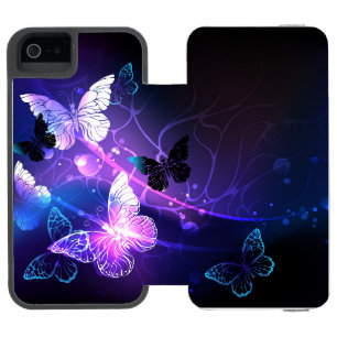 Coque-portefeuille iPhone 5 Incipio Watson™ Arrière - plan avec papillons de nuit