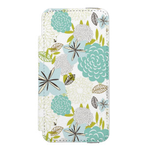 Coque-portefeuille iPhone 5 Incipio Watson™ Arrière - plan floral 5