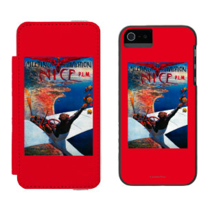 Coque-portefeuille iPhone 5 Incipio Watson™ Aviation de D de réunion à Nice, affiche de la