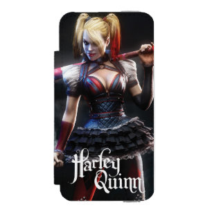 Coque-portefeuille iPhone 5 Incipio Watson™ Batman Arkham Knight   Harley Quinn avec chauve-so