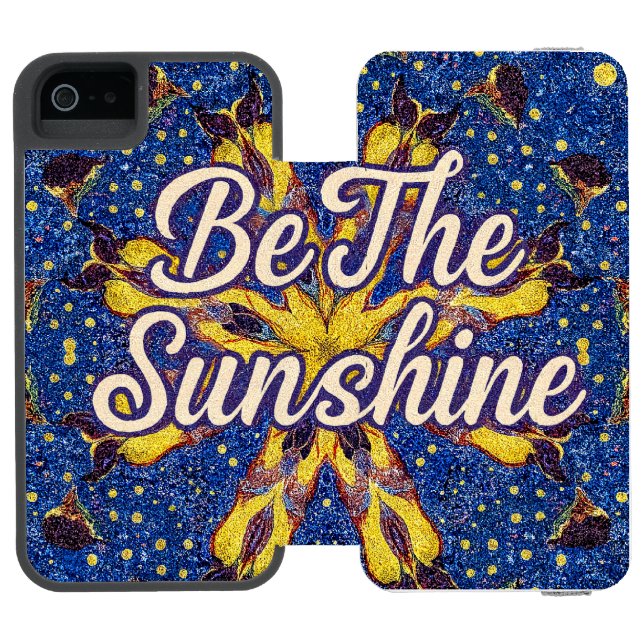 Coque Portefeuille Incipio Pour iPhone Be the Sunshine Phone case (Folio Ouvert)