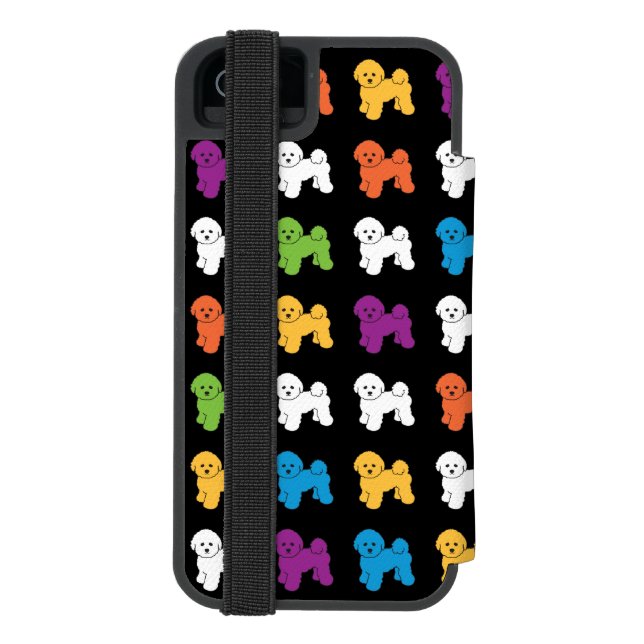 Coque Portefeuille Incipio Pour iPhone Bichon Frise (Folio Dos)