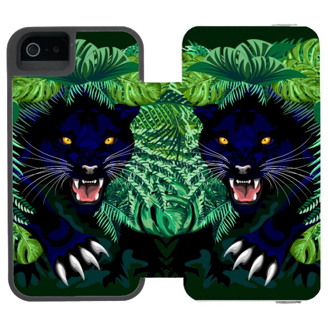 Coque Portefeuille Incipio Pour iPhone Black Panther Spirit of the Jungle (Folio Ouvert)