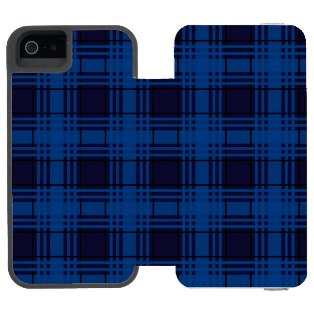 Coque Portefeuille Incipio Pour iPhone Blue Jewel Tartan  (Folio Ouvert)
