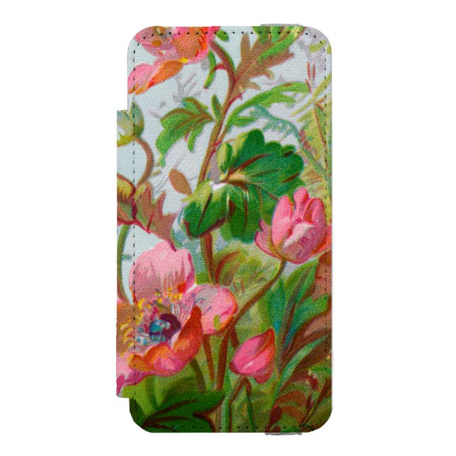 Coque Portefeuille Incipio Pour iPhone Boîtier de portefeuille pour iPhone Jardin Hedgero (Folio Devant)
