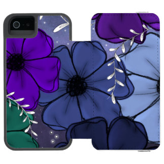 Coque-portefeuille iPhone 5 Incipio Watson™ Boîtier floral pour iPhone