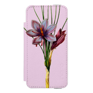 Coque-portefeuille iPhone 5 Incipio Watson™ Botanique : Safran