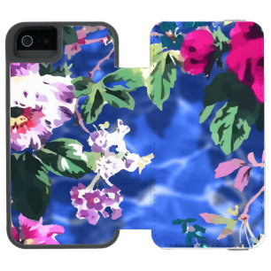 Coque-portefeuille iPhone 5 Incipio Watson™ Bouquets avec des roses