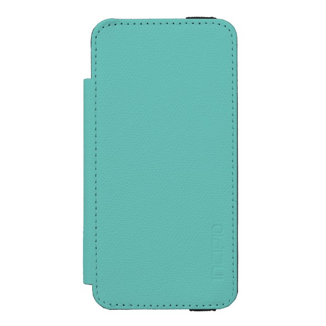 Coque Portefeuille Incipio Pour iPhone Caisse bleue de portefeuille d'iPhone de Tiffany (Folio Devant)