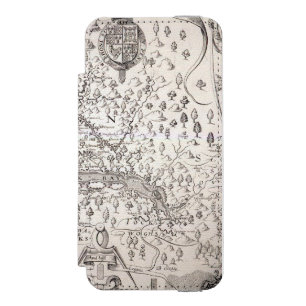 Coque-portefeuille iPhone 5 Incipio Watson™ Carte de la Virginie, 1612