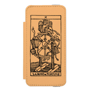 Coque-portefeuille iPhone 5 Incipio Watson™ Carte de tarot : Fortune