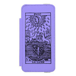Coque-portefeuille iPhone 5 Incipio Watson™ Carte de tarot : La lune