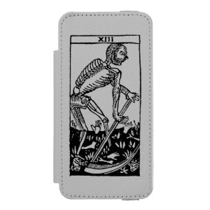 Coque-portefeuille iPhone 5 Incipio Watson™ Carte de tarot : La mort