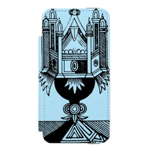 Coque-portefeuille iPhone 5 Incipio Watson™ Carte de tarot : L'as des tasses