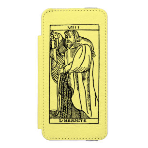 Coque-portefeuille iPhone 5 Incipio Watson™ Carte de tarot : L'ermite