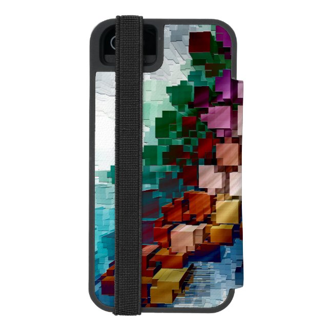 Coque Portefeuille Incipio Pour iPhone Centré sur le cube (Folio Dos)