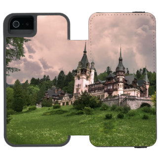 Coque-portefeuille iPhone 5 Incipio Watson™ Château de Peles Roumanie