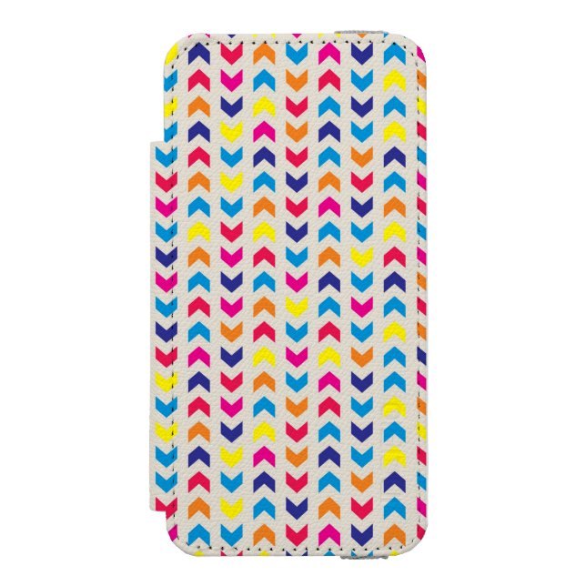Coque Portefeuille Incipio Pour iPhone Chevron aztèque coloré (Folio Devant)