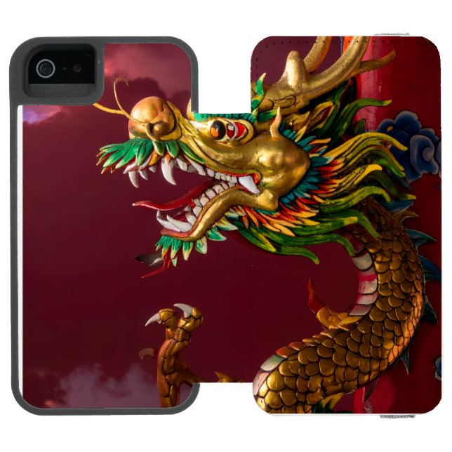 Coque Portefeuille Incipio Pour iPhone Chinese dragon (Folio Ouvert)