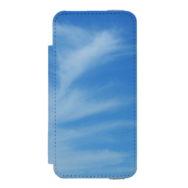 Coque Portefeuille Incipio Pour iPhone Ciel bleu avec nuages blancs Abstrait Nature Photo (Folio Devant)