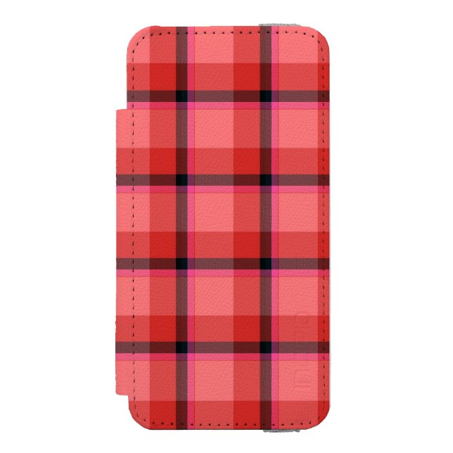 Coque Portefeuille Incipio Pour iPhone Conception de tartan (Folio Devant)