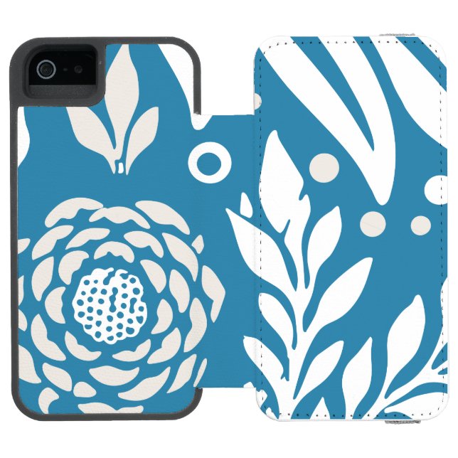 Coque Portefeuille Incipio Pour iPhone Conception Florale 20 (Folio Ouvert)