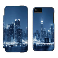 Cool New York City Cool Panoramique Skyline nuit