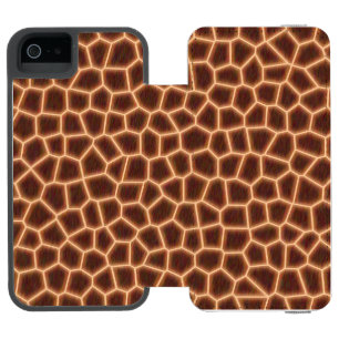 Coque-portefeuille iPhone 5 Incipio Watson™ Copie de girafe