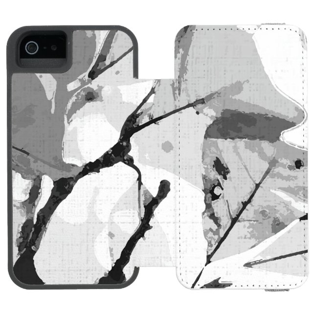 Coque Portefeuille Incipio Pour iPhone Couleurs d'automne, feuille 2 (Folio Ouvert)